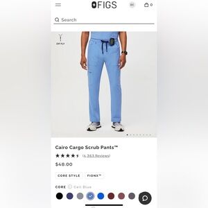 FIGS male scrub pants